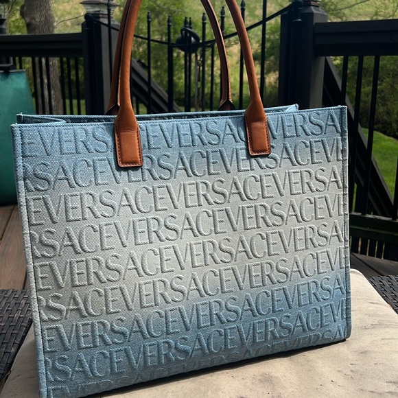 Versace Denim Tote - Picture 3 of 17